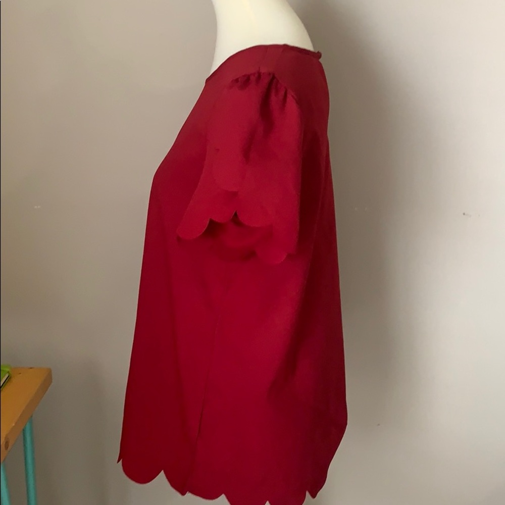 SHEIN‎ Size Large Blouse * Popular Style * Maroon - Picture 3 of 11